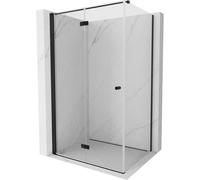Mexen Mist-F cabina de ducha plegable izquierda 100 x 75 cm, transparente, negra - 8A6T-100-075-70-00-L 76956 5905315644992
