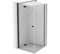 Mexen Mist-F cabina de ducha plegable izquierda 110 x 110 cm, transparente, negra - 8A6T-110-110-70-00-L 77025 5905315645678