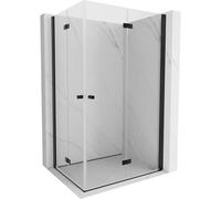 Mexen Mist-F Duo cabina de ducha plegable derecha 75 x 100 cm, transparente, negra - 8A6-075L-100P-70-00 77864 5905315660237