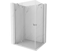 Mexen Mist-H Duo cabina de ducha abatible izquierda 105 x 85 cm, transparente, cromo - 8A5-105L-085P-01-00 73486 5905315625434