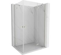 Mexen Mist-H Duo cabina de ducha con bisagra derecha 70 x 105 cm, transparente, níquel cepillado - 8A5-070L-105P-97-00 105911 5907931149912