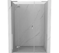 Mexen Mist-H L puerta de ducha batiente izquierda 135 cm, transparente, cromo - 8A5L-135-001-01-00-L 75090 5905315638175