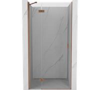 Mexen Mist-H puerta de ducha abatible izquierda 100 cm, transparente, cobre cepillado - 8A5-100-000-65-00-L 74416 5905315609502