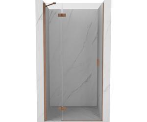 Mexen Mist-H puerta de ducha abatible izquierda 100 cm, transparente, cobre cepillado - 8A5-100-000-65-00-L 74416 5905315609502