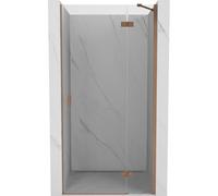 Mexen Mist-H puerta de ducha batiente derecha 95 cm, transparente, cobre cepillado - 8A5-095-000-65-00-P 74731 5905315610041