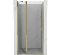 Mexen Mist puerta de ducha abatible 100 cm, transparente, dorado - 8A4-100-000-50-00 71807 5905315588180