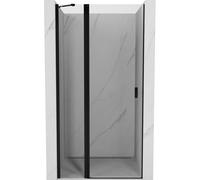 Mexen Mist puerta de ducha abatible 70 cm, transparente, negro - 8A4-070-000-70-00 72082 5905315588456