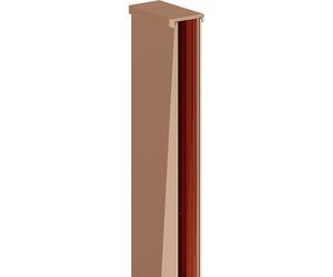 Mexen moldura de pared para pared de ducha de 8 mm, oro rosa - 800-00-60 53169 5907709115385
