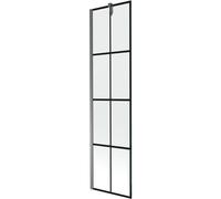 Mexen Next mampara de bañera de 1 hoja 50 x 150 cm, rejilla negra, metalizado - 895-050-000-00-77-95 47849 5905315317407