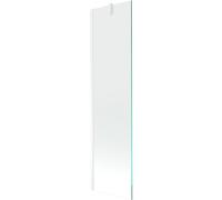 Mexen Next mampara de bañera de 1 hoja 50 x 150 cm, transparente, blanca - 895-050-000-00-00-20 19901 5905315134905