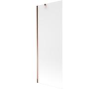 Mexen Next mampara de bañera de 1 hoja 70 x 150 cm, escarcha, oro rosa - 895-070-000-00-30-60 20256 5905315135346