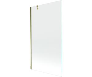 Mexen Next mampara de bañera de 1 puerta 90 x 150 cm, transparente, dorado - 895-090-000-00-00-50 20040 5905315135001