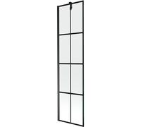 Mexen Next mampara de baño de 1 hoja 50 x 150 cm, rejilla negra, negro - 895-050-000-00-77-70 20337 5905315136282