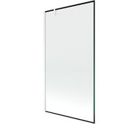 Mexen Next mampara de ducha de 1 ala 100 x 150 cm, marco negro, blanco - 895-100-000-00-70-20 20329 5905315135858