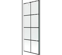 Mexen Next mampara de ducha de 1 hoja 70 x 150 cm, rejilla negra, blanco - 895-070-000-00-77-20 20344 5905315136121