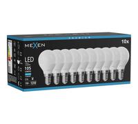 Mexen Nova 10x Bombilla LED E14, G45, 1W, Fría - 6500K, 105 lm - L101-E14-0165-01x10 95832 5907931021829