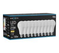 Mexen Nova 10x Bombilla LED E27, A70, 20W, Calida - 3000K, 2100 lm - L100-E27-2030-01x10 95824 5907931021744