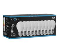 Mexen Nova 10x Bombilla LED E27, G45, 1W, Neutral - 4000K, 105 lm - L101-E27-0140-01x10 95858 5907931022086