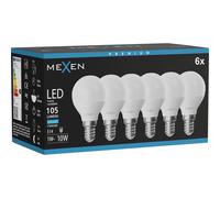 Mexen Nova 6x Bombilla LED E14, G45, 1W, Fría - 6500K, 105 lm - L101-E14-0165-01x06 95486 5907931018096
