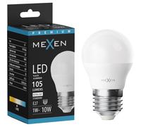 Mexen Nova Bombilla LED E27, G45, 1W, Neutra - 4000K, 105 lm - L101-E27-0140-01 92867 5905315978301