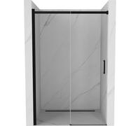 Mexen Omega puerta de ducha corredera 120 cm, transparente, negra - 825-120-000-70-00 2676 5907709100886