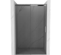 Mexen Omega puerta de ducha corredera 150 cm, grafito, cromo - 825-150-000-01-40 2703 5907709100848