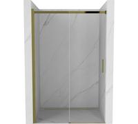 Mexen Omega puerta de ducha corrediza 120 cm, transparente, dorada - 825-120-000-50-00 2673 5907709130623