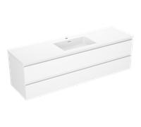 Mexen Orio gabinete de baño de 160 cm con lavabo Otis, 2 cajones, blanco mate - 91A10-16047-2-BFF01-W18M01 84574 5905315488008
