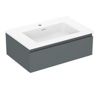 Mexen Orio gabinete de baño de 70 cm con lavabo Otis, 1 cajón, grafito mate/blanco mate - 91A10-07023-1-BF66-W18M01 81757 5905315483270