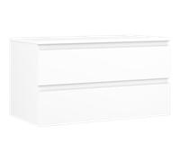 Mexen Orio mueble de baño de 90 cm con tablero, 2 cajones, blanco mate - 91A10-09047-2-BFFC01 80868 5905315472076