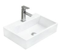Mexen Paula lavabo sobre encimera 53 x 36 cm, blanco - 21935300 1364 5903163381793
