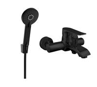 Mexen Pecos R40 grifo de bañera con conjunto de ducha, negro - 7273R40-70 3256 5907709197084