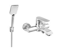 Mexen Pecos R62 grifo de bañera con conjunto de ducha, cromo - 7273R62-00 3252 5907709197091