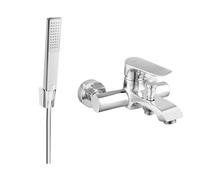 Mexen Pecos R72 grifo de baño con conjunto de ducha, cromo - 7273R72-00 3253 5907709197114