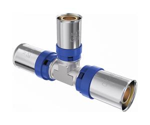 Mexen PEX-P Te de reducción de compresión, prensado PEX 25 x 20 x 25 - W97131-252025-00 79398 5905315926289