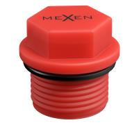 Mexen PPR tapón corto para pruebas 1/2 GZ rojo - W97343-12-01 81396 5905315932402