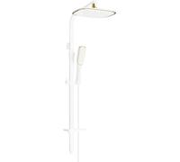 Mexen Q49 columna de ducha, blanca/dorada - 798494995-25 2444 5907709143128