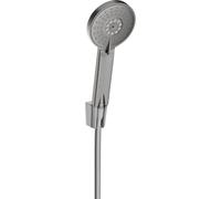 Mexen R-40 conjunto de ducha de punto, gris cañón cepillado - 785405052-66 2954 5907709137172