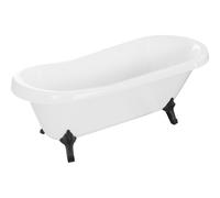 Mexen Retro bañera exenta 170 x 75 cm, blanca, patas negras - 53251707500-70 2450 5907709106444