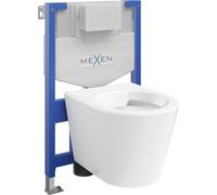 Mexen Rico conjunto empotrado WC bastidor Fenix XS-F con taza WC, blanco brillo - 6803372XX00 13111 5907709163874