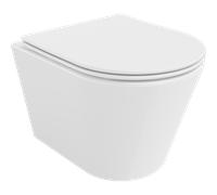 Mexen Rico taza de inodoro Rimless con asiento de cierre suave slim, duroplast, blanco brillante - 30720400 4371 5907709114142