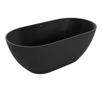Mexen Rimini bañera exenta de conglomerado 150 x 75 cm, negro mate - 57241507570 21373 5907709159440