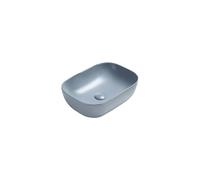 Mexen Rita lavabo de sobreponer 45 x 32 cm, gris-azul mate - 21084569 15952 5907709157194