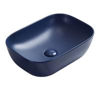 Mexen Rita lavabo sobre encimera 45 x 32 cm, azul marino mate - 21084542 21898 5907709157668