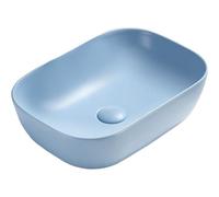Mexen Rita lavabo sobre encimera 45 x 32 cm, azul mate - 21084549 15946 5907709157200