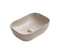 Mexen Rita lavabo sobre encimera 45 x 32 cm, beige mate - 21084566 21901 5907709157699