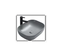 Mexen Rita lavabo sobre encimera 45 x 32 cm, gris claro mate - 21084561 1081 5907709190856