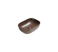 Mexen Rita lavabo sobre encimera 45 x 32 cm, marrón mate - 21084568 15950 5907709157187