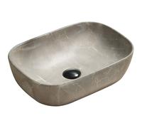 Mexen Rita lavabo sobre encimera 45 x 32 cm, piedra beige - 21084597 2312 5907709191013
