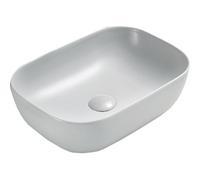 Mexen Rita lavabo sobre encimera 45 x 32 cm, platino mate - 21084563 15947 5907709157156